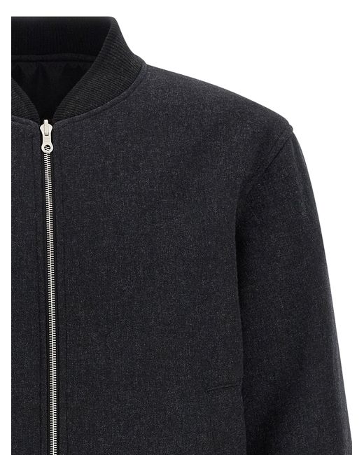 'Volker' chaqueta de bombardero reversible Dries Van Noten de hombre de color Blue