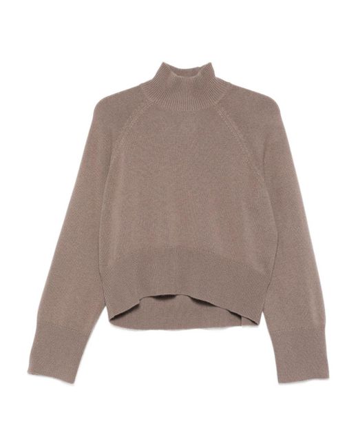 Brunello Cucinelli Cropped Trui in het Brown