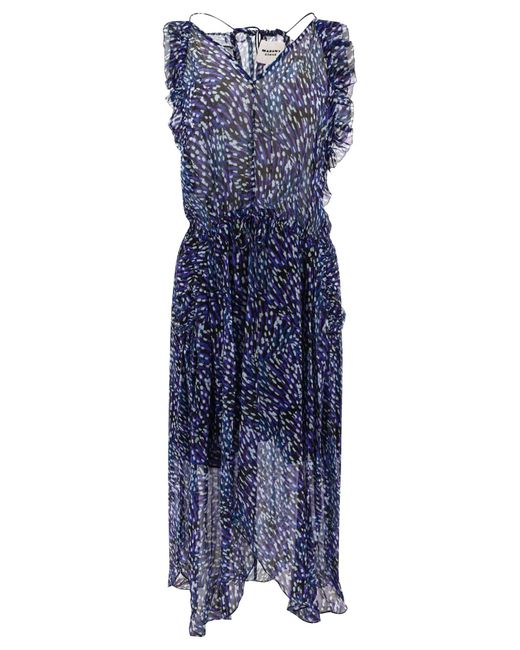 Isabel Marant "fadelo" -jurk in het Blue