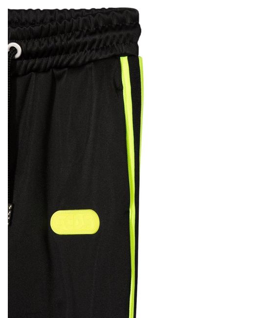 Gcds Black Triacetate Pants Boy for men