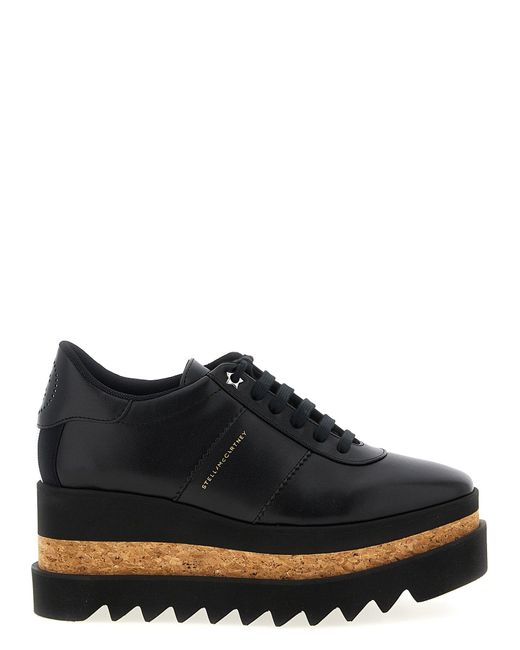 Stella McCartney Black 'Sneak Elyse' Sneakers