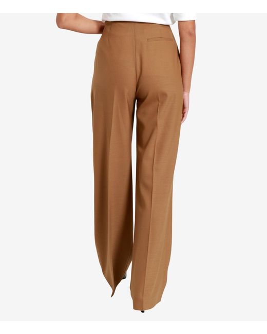 Alberta Ferretti Broek Camel in het Brown
