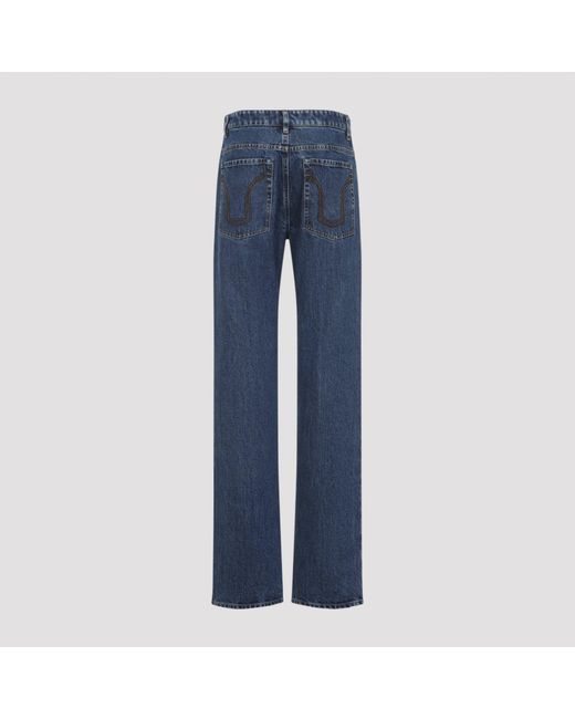 Jil Sander Blue 114 Treated Trousers