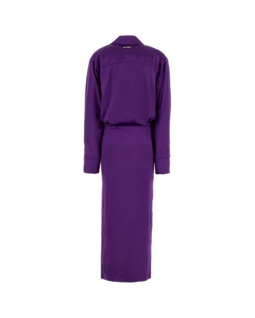The Attico Purple Dress
