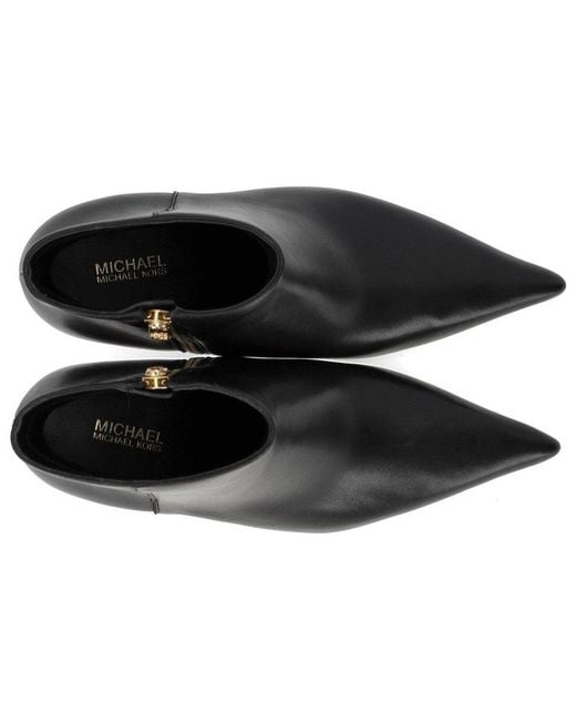 Michael Kors Black Luna Heeled Ankle Boot for men