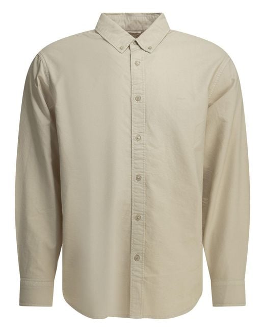 Levi's "authentiek" Casual Overhemd in het Natural voor heren