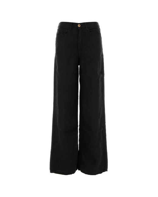 Lois Black Linen Pants
