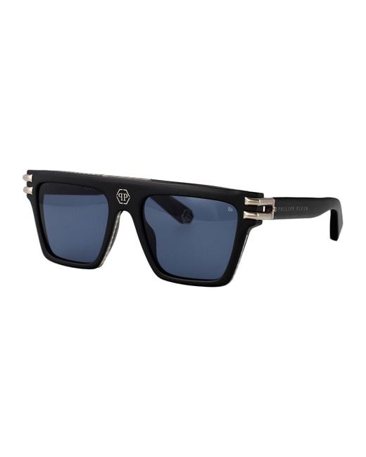 Philipp Plein Blue Sunglasses