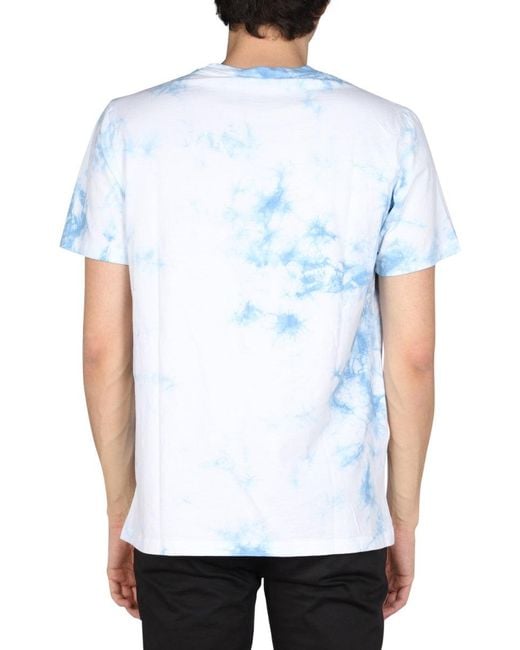 DISCLAIMER White Logo Print T-Shirt for men