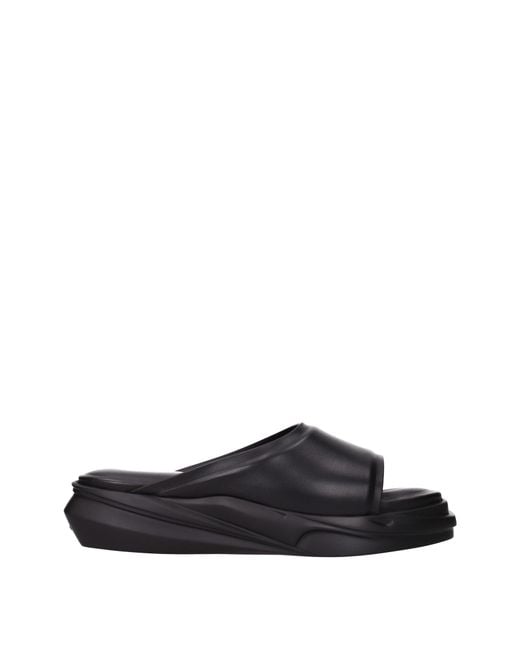 1017 ALYX 9SM Black 1017 Alyx 9 Sm Slippers And Clogs Leather