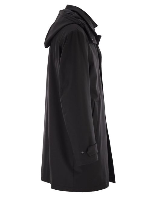 Fay Black Morning Coat Travel for men