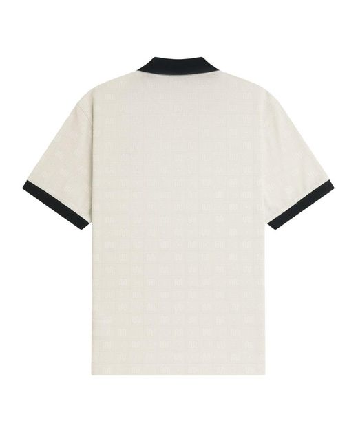 Fred Perry White Polo Con Logo