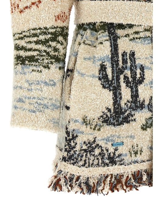 Alanui White 'Icon' Cardigan