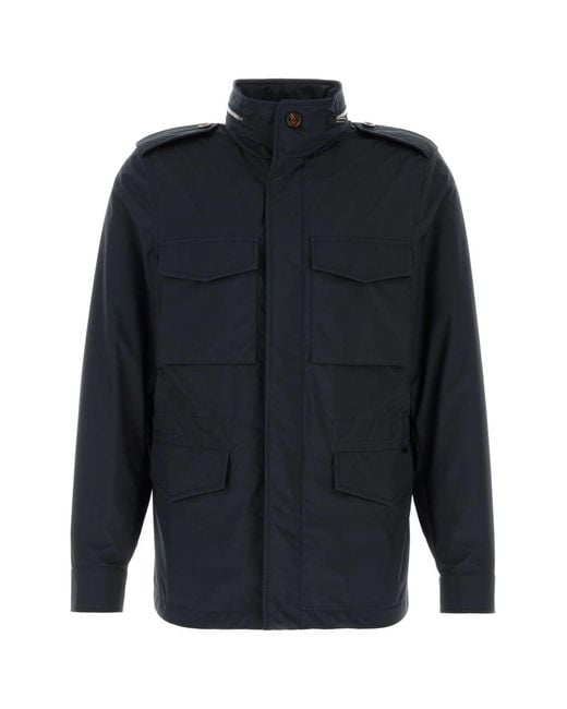 Moorer Blue Field Jacket