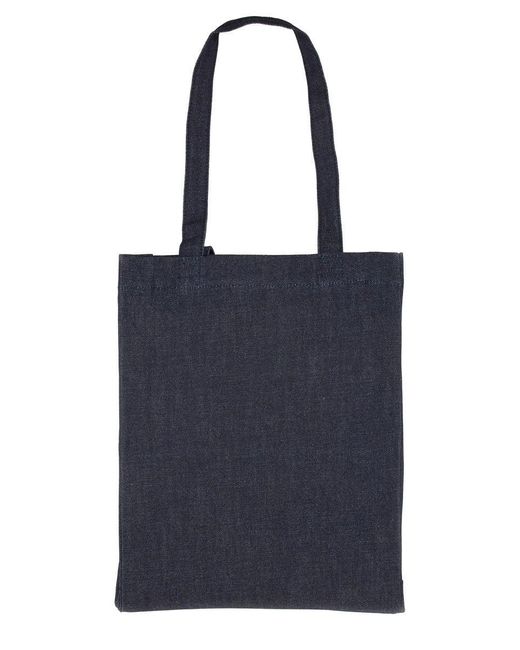 A.P.C. Blue Borsa Tote