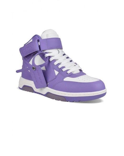Off-White c/o Virgil Abloh Purple Out Of Office Mid Sneakers for men