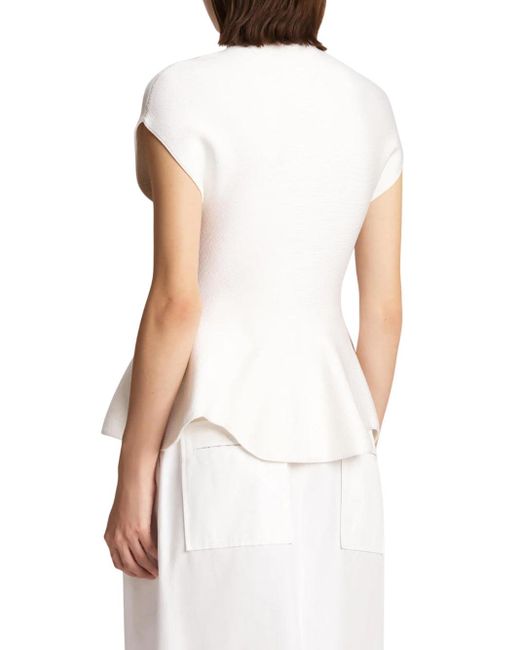 Khaite White Andra Top