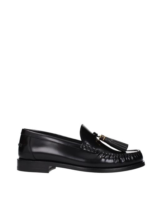 Dior Black D Academy Loafers Leather