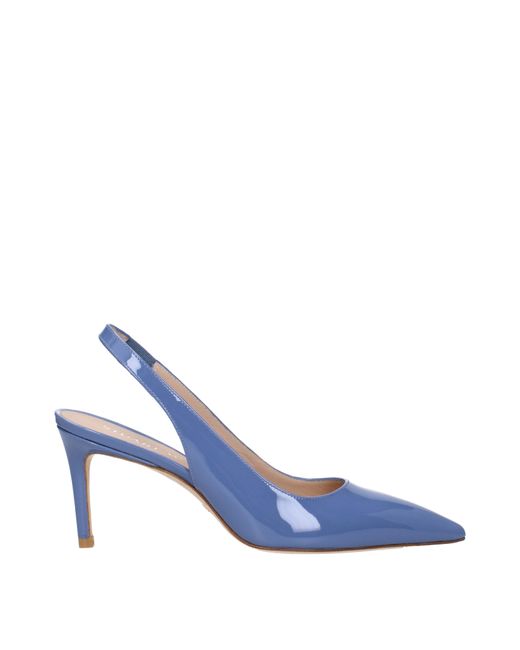 Stuart Weitzman Blue Sandalen Stuart Frau malen himmlische/blaue Stahl