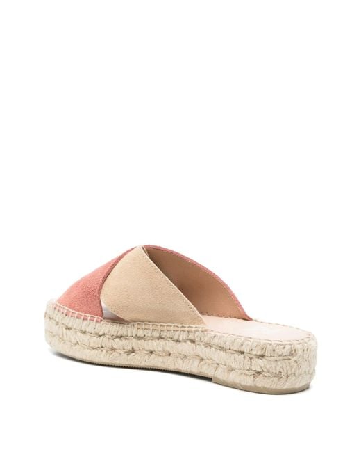 Manebí Pink Double Sole X Bands Sandals