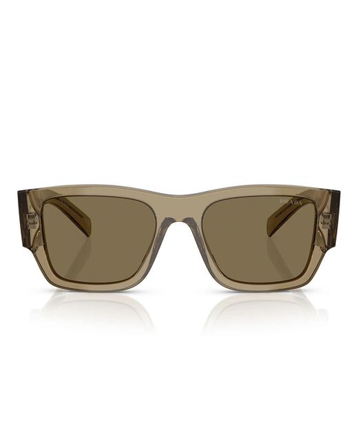 Prada Zonnebril Pr10 Zs 22 H90 F Schors/lichtbruin Unisex in het Brown