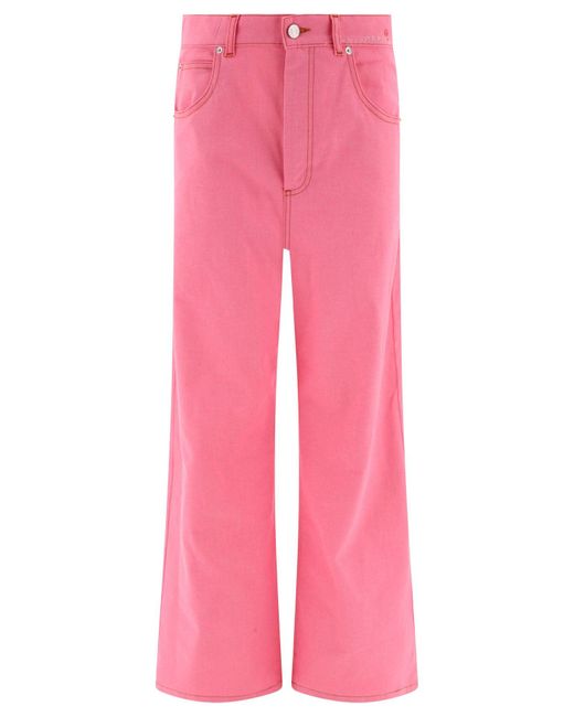 Jeans en jean léger Marni en coloris Pink