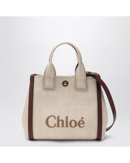 Chloé Natural Chloé Small Chloé Carry Tote Bag