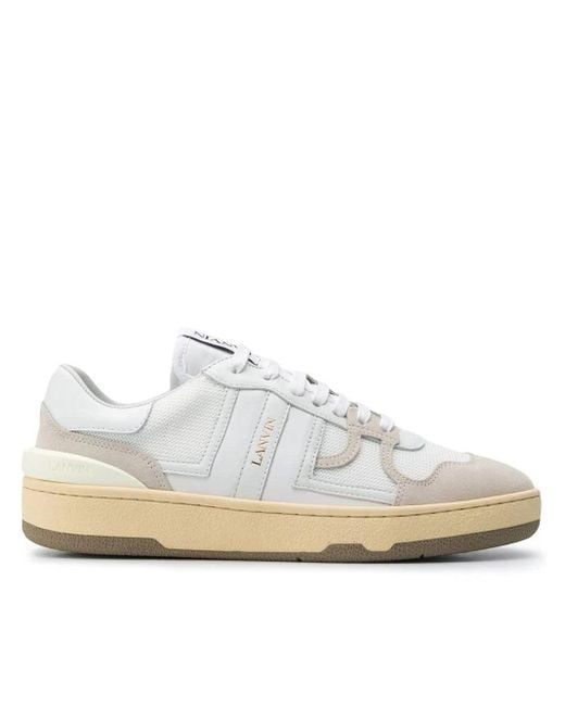 Lanvin White Sneakers Clay
