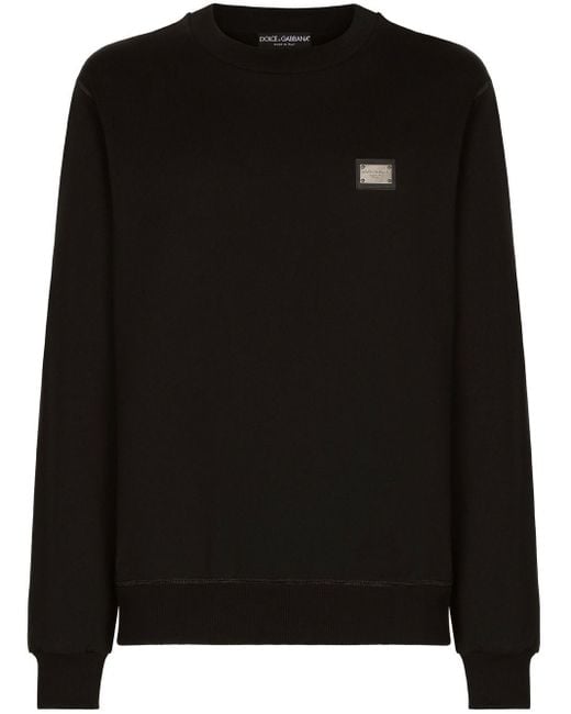 Dolce & Gabbana Applied Sweatshirt angewendet in Black für Herren