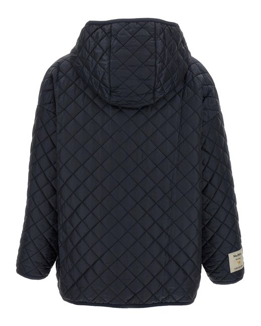 Max Mara Max Mara De Cube 'leo' Omkeerbare Jas in het Blue