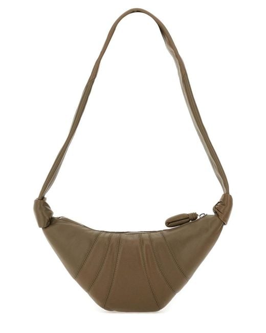 Lemaire Metallic Small Croissant Bag