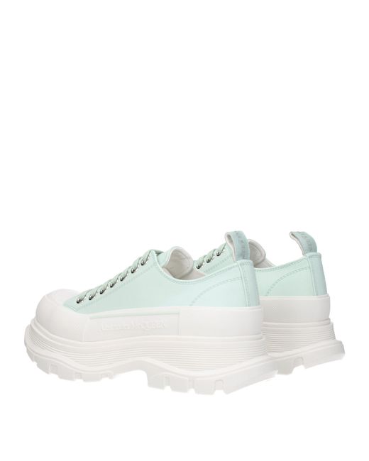 Alexander McQueen Sneakers Herren Ledergrün/Wasser in White für Herren