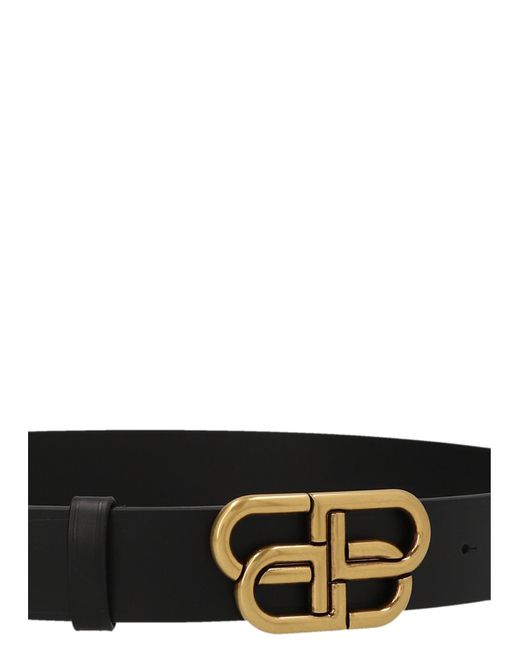 Balenciaga 'BB' Gürtel in Black für Herren