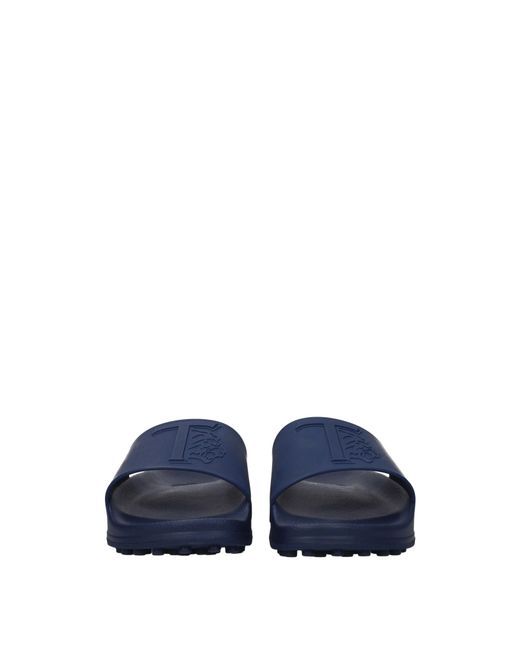 Tod's Blue Loafers And Clogs/Royal Rubber