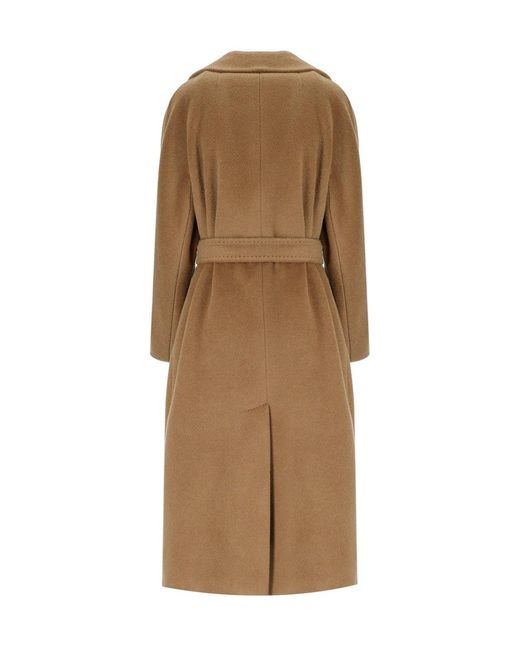 Weekend by Maxmara Natural Tempera Camel Belted Coat