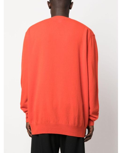 Comme des Garçons Red Sweater Knit Clothing for men