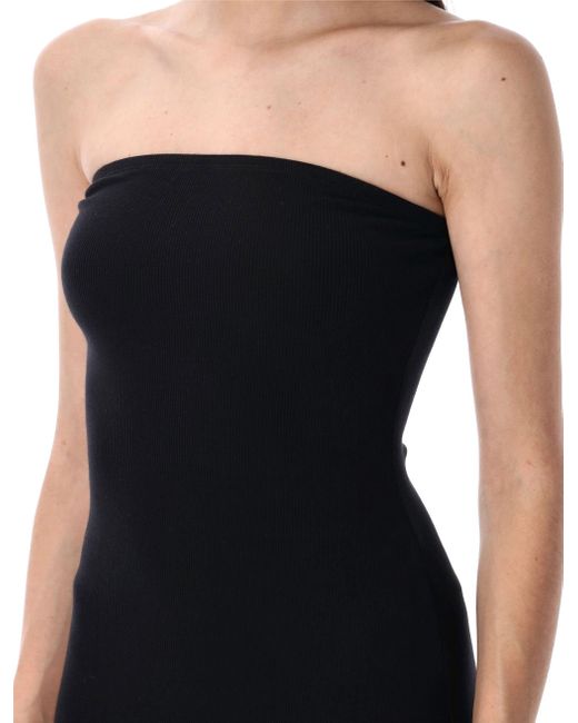 ÉTERNE Black Tube Maxi Dress