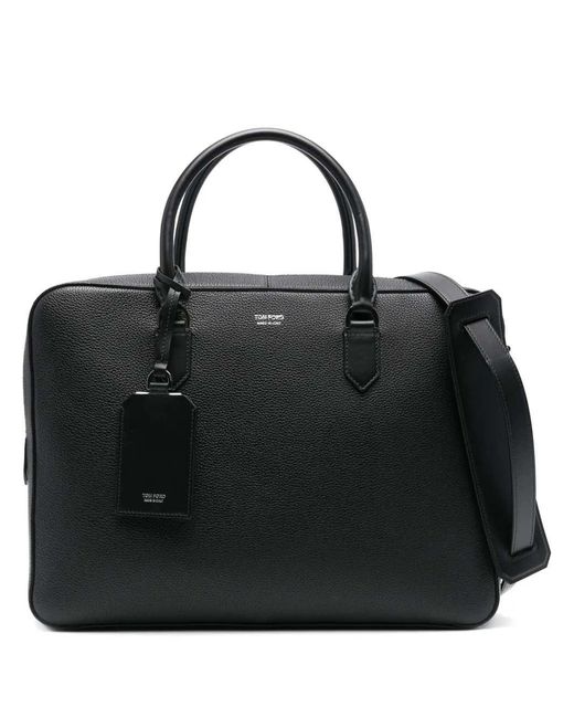 Tom Ford Ledertasche in Black für Herren