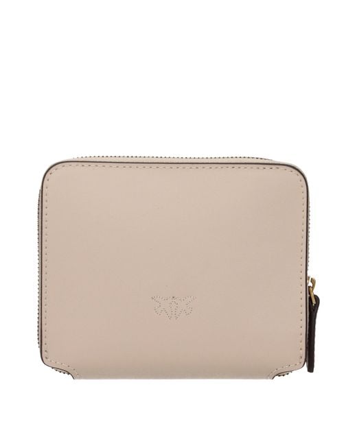 Pinko Natural Wallet Leather