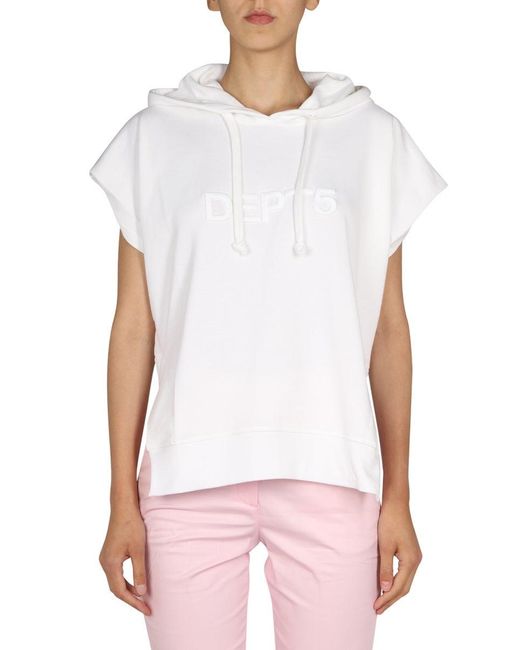 Department 5 White Logo Sweatshirt
