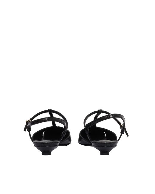 Sergio Levantesi White Slingback Fiamma5 Aspis Nero