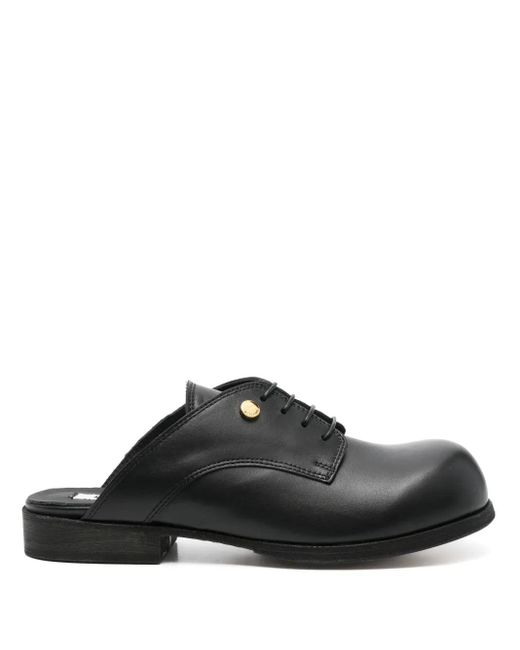 Moschino Lederen Muildieren in het Black