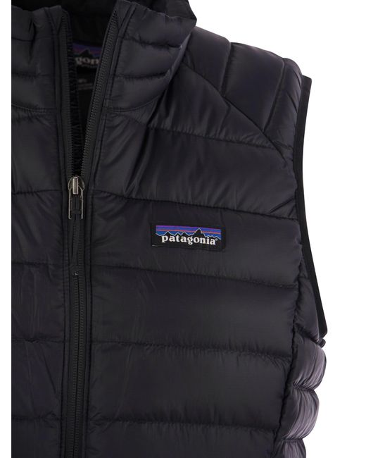 Patagonia Down Sweater Vest in het Black