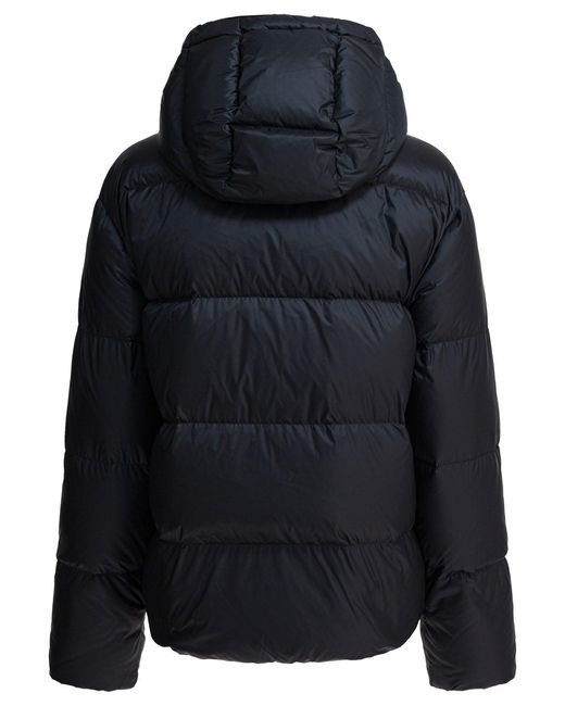 Polo Ralph Lauren Black Down Jacket With Logo Jackets And Coats