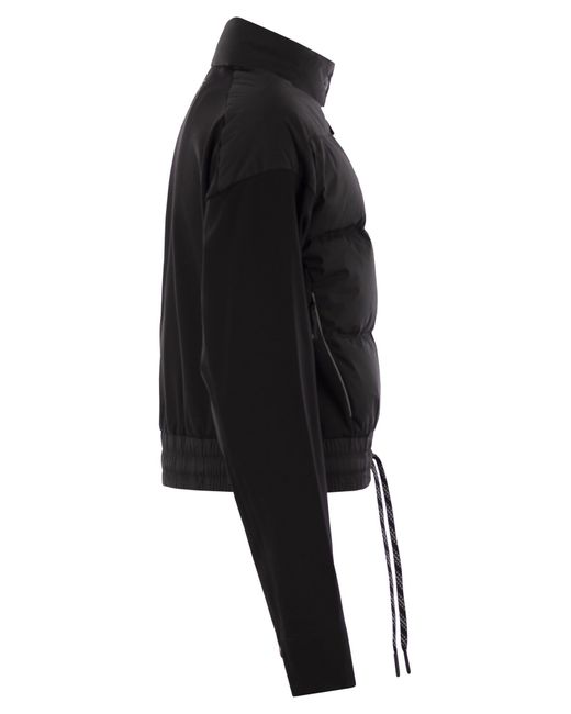 Moncler Black Padded Cardigan for men