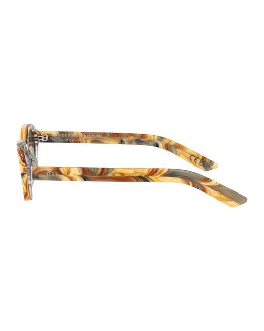 Retrosuperfuture Yellow Round Sunglasses Wtc