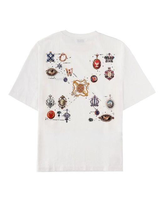 Off-White c/o Virgil Abloh White T Shirt Con Logo