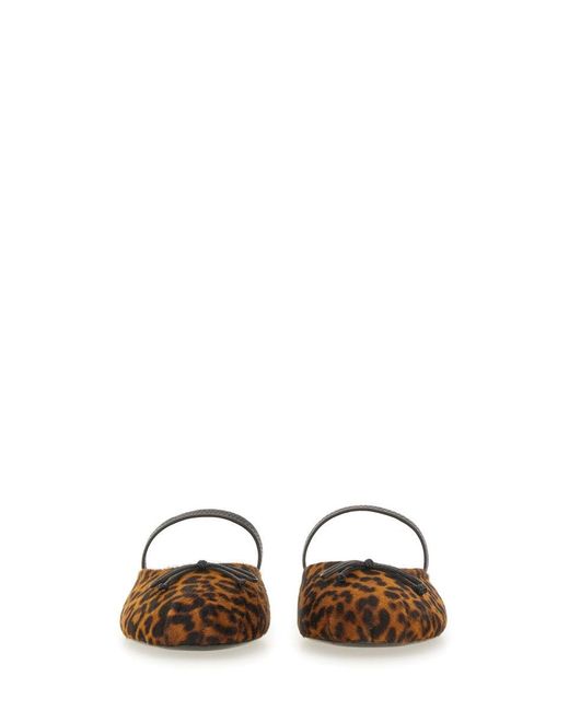 Stuart Weitzman Multicolor Animalier Calf Leather Flats