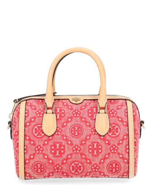 Tory Burch Pink Shoulder Bag T-Monogram