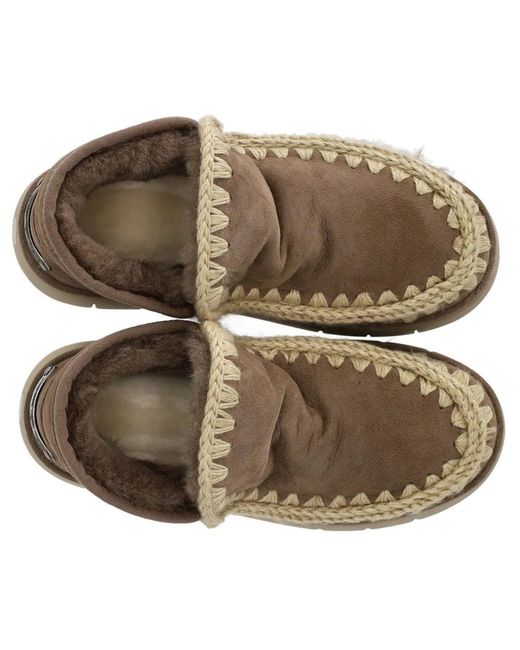 Mou Brown Bounce Welt Suede Elephant Sneaker